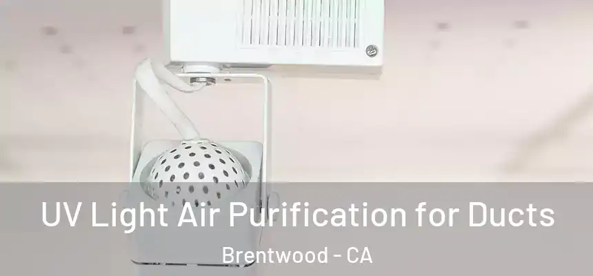  UV Light Air Purification for Ducts Brentwood - CA